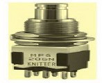MPG206R, Switch Push Button Mom ON DPDT Round Button 6A 250VAC 30VDC Momentary Contact Solder Lug Panel Mount