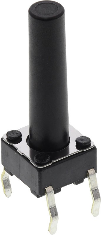 SKHHDHA010, 6mm 17mm Round Button 50mA 6mm SPST 12V Plugin4P,6x6mm Tactile Switches ROHS