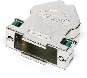 173111-0096, D-Sub Backshells FCT HOOD S2 -65/65 DEG MTL W/SCRWLCK