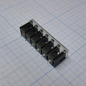DG38C-B-06P-13-00A(H), Барьерный клеммный блок на 6 контактов. Серия DG38C-B DG38C-B-06P-13-00A(H), Барьерный клеммный блок на 6 контактов. Серия DG38C-B