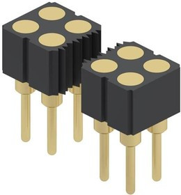 832-10-020-10-003000, Headers &amp; Wire Housings 2MM, 20P, 2R,FLAT TARGET PINS,SLDRTAIL