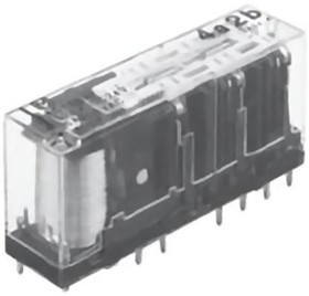 SFS6-L-DC24V, PCB Mount Force Guided Relay, 24V dc Coil Voltage, 6 Pole, 3PDT