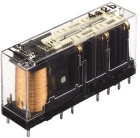 SFS6-L-DC24V, PCB Mount Force Guided Relay, 24V dc Coil Voltage, 6 Pole, 3PDT