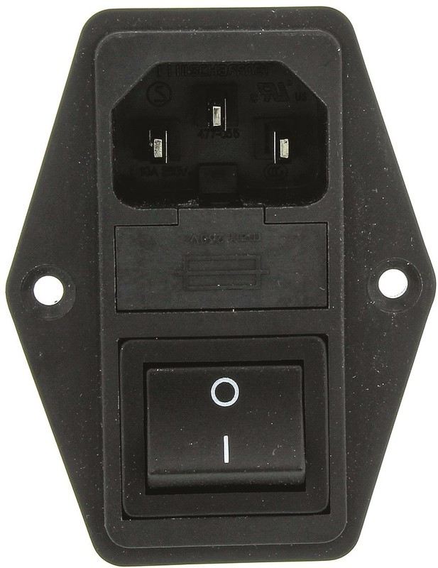 FN284-1-06, AC Power Entry Modules 1A 250VAC - 2FUSES HORIZONTAL SCREW MNT FN284-1-06, AC Power Entry Modules 1A 250VAC - 2FUSES HORIZONTAL SCREW MNT