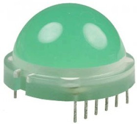 DLC/6SGD, 6 8 V Green LED 20 mm Through Hole, BIG LAMP DLC/6SGD