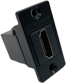 NHHD192B, HDMI, Displayport &amp; DVI Connectors NH SERIES HDMI NARROW MOD PNL