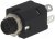 ACJS-MIVS-3S, Телефонный аудио разъем, Stereo, 6.35mm, 3 контакт(-ов), Гнездо, Монтаж в Панель