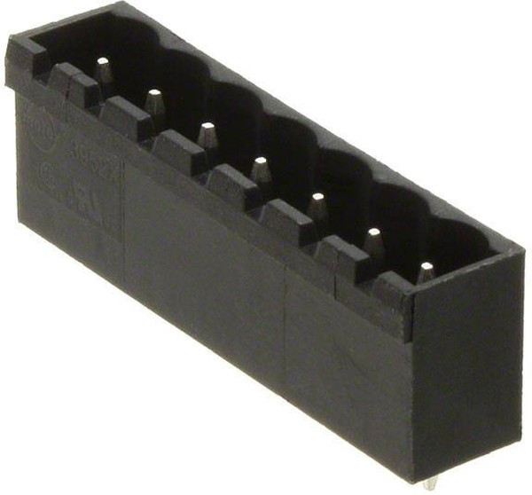 0395211007, Pluggable Terminal Blocks 5.0MM EURO HEADER VERT BLK 7CKT
