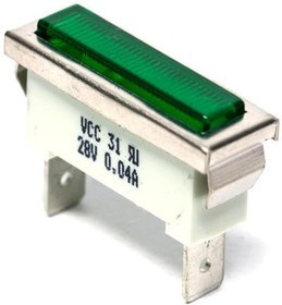 31G18-2112T, Panel Mount Indicator Lamps Green Incandescent 28V, 0.04A