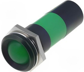 SSDD22H7289, Индикат.лампа LED, вогнутый, 230ВAC, Отв 22,2мм, IP67, металл