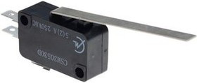 CSM30530D, Micro Switch CSM305, 5A, 1CO, 0.25N, Long Lever
