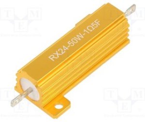 AHP50W-1R5F, Резистор: проволочный; с радиатором; 1,5Ом; 50Вт; ±1%; 50ppm/°C