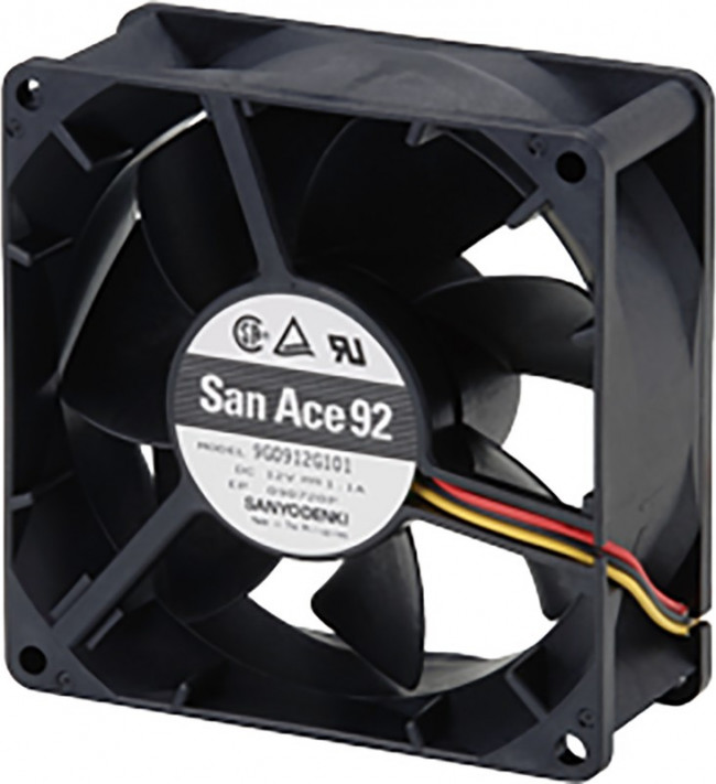 9G0924H102, DC Fans DC Axial Fan, 92x92x38mm, 24VDC, High Performance