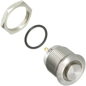 PV6H240NN-3R1, Pushbutton Switches 2A 48VDC OFF(ON) RGB Ring Illum Nckl SLDR