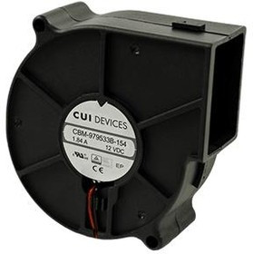 CBM-979533B-154, Blowers &amp; Centrifugal Fans 12Vdc 19.20W 44.2CFM DC Blower 97x95x33mm