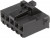 207458-0005, Power to the Board KK Plus 396 RECEP HSG SR 5CKT UL 94V-0 BLK