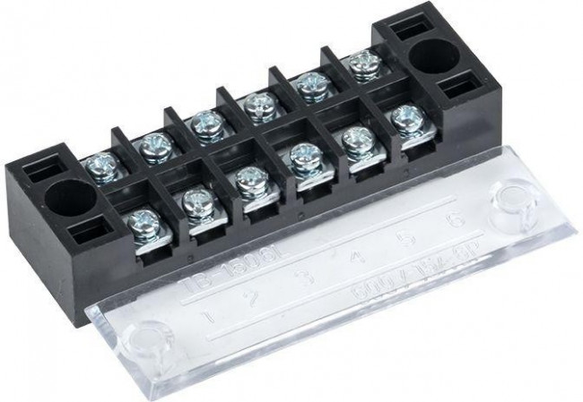 Терминал клеммный TB-1506 до 1.5кв.мм 15А 6 клеммных пар EKF tb-1506 Терминал клеммный TB-1506 до 1.5кв.мм 15А 6 клеммных пар EKF tb-1506