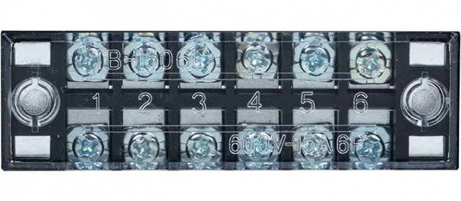 Терминал клеммный TB-1506 до 1.5кв.мм 15А 6 клеммных пар EKF tb-1506 Терминал клеммный TB-1506 до 1.5кв.мм 15А 6 клеммных пар EKF tb-1506