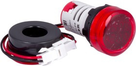 Индикатор значения тока и напряжения PROxima ED16-22AVD красный, 100А, коробка 5 штук, в комплекте с трансформатором тока ed16-22avd-r Индикатор значения тока и напряжения PROxima ED16-22AVD красный, 100А, коробка 5 штук, в комплекте с трансформатором тока ed16-22avd-r