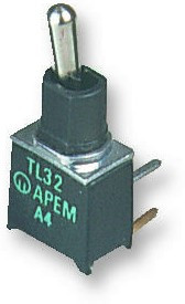 TL39W0050, Рычажный переключатель, Вкл.-Выкл.-Вкл., SPDT, Без Подсветки, Серия TL, Сквозное Отверстие TL39W0050, Рычажный переключатель, Вкл.-Выкл.-Вкл., SPDT, Без Подсветки, Серия TL, Сквозное Отверстие
