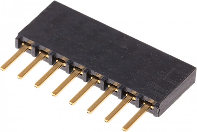 SSW-108-02-G-S, Headers &amp; Wire Housings Tiger Buy Socket Strip with PCB Tails, .100" Pitch