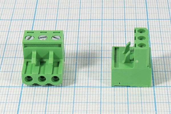Клеммник наборный, 2 контакта, шаг 5.08мм, на плату угловой, 2EDGR5,08-02P-1; №1757 клеммн наборный \\2P5,08\плат угл\\2EDGR5,08-02P-1