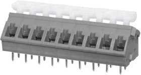 TBL005A-500-09GY-2WT, Fixed Terminal Blocks Terminal block, screwless, 5.00, 45, 9, Gray w White Button TBL005A-500-09GY-2WT, Fixed Terminal Blocks Terminal block, screwless, 5.00, 45, 9, Gray w White Button