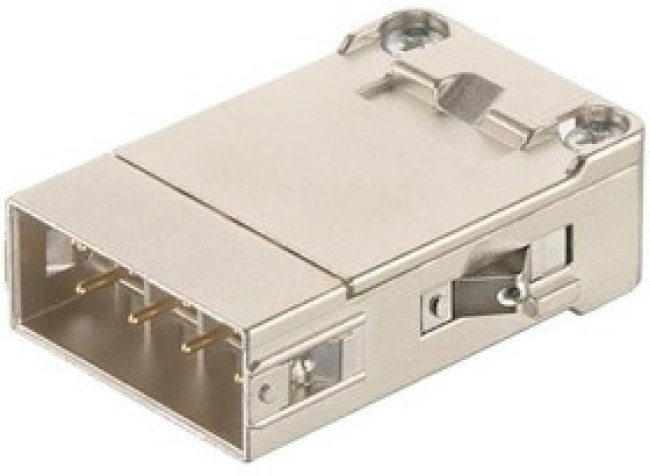 09140083035, Heavy Duty Power Connectors Han Gigabit module Male Contact Insert, Cat8, w/ shield connection to frame 09140083035, Heavy Duty Power Connectors Han Gigabit module Male Contact Insert, Cat8, w/ shield connection to frame