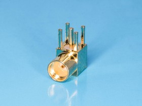 MMCX-PR, Разъем MMCX гнездо на плату, прямой угол, Amphenol, MMCX6252N1-3GT30G-50 MMCX-PR, Разъем MMCX гнездо на плату, прямой угол, Amphenol, MMCX6252N1-3GT30G-50