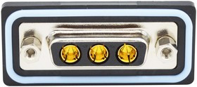 CDFR3W3213L261, Комбинированный разъем D Sub, IP67, NANOOK Series, DA-3W3, Гнездо, 3 контакт(-ов), 3 Силовых, Пайка CDFR3W3213L261, Комбинированный разъем D Sub, IP67, NANOOK Series, DA-3W3, Гнездо, 3 контакт(-ов), 3 Силовых, Пайка