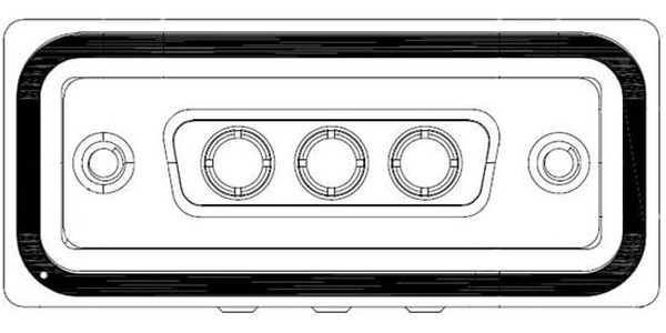 CDFR3W3213L261, Комбинированный разъем D Sub, IP67, NANOOK Series, DA-3W3, Гнездо, 3 контакт(-ов), 3 Силовых, Пайка CDFR3W3213L261, Комбинированный разъем D Sub, IP67, NANOOK Series, DA-3W3, Гнездо, 3 контакт(-ов), 3 Силовых, Пайка
