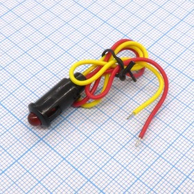 Лампа сигнальная 12 В красная WL-04, лампа светодиодная сигнальная 12В Лампа сигнальная 12 В красная WL-04, лампа светодиодная сигнальная 12В