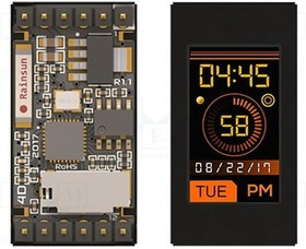 IoD-09TH, TFT Displays &amp; Accessories 0.9", through-hole type, 80 x 160 pixels, slim Intelligent Display Module powered by Espressif ESP8266