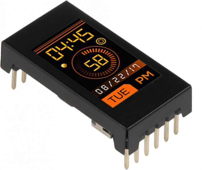 IoD-09TH, TFT Displays & Accessories 0.9", through-hole type, 80 x 160 pixels, slim Intelligent Display Module powered by Espressif ESP8266 IoD-09TH, TFT Displays & Accessories 0.9", through-hole type, 80 x 160 pixels, slim Intelligent Display Module powered by Espressif ESP8266