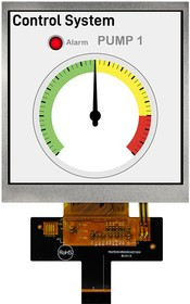 MDT0400EIHH-RGB, TFT LCD MODULE, 480X480P, 1000CD/M2, 4"