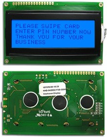 NHD-0420DZ-FSB-GBW, LCD Character Display Modules &amp; Accessories STN-Gray Transf 98.0 x 60.0