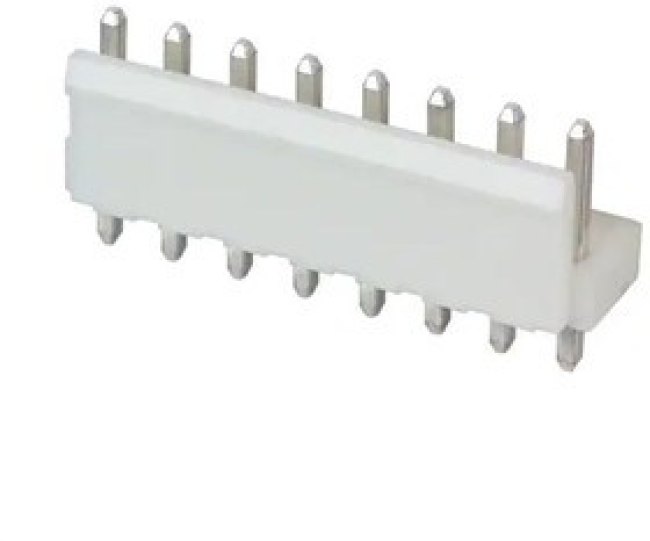 B8P-VH-B(LF)(SN), 1x8P VH 1 3.96mm 8 Brass PlugIn,P=3.96mm WIre To Board / WIre To WIre Connector ROHS
