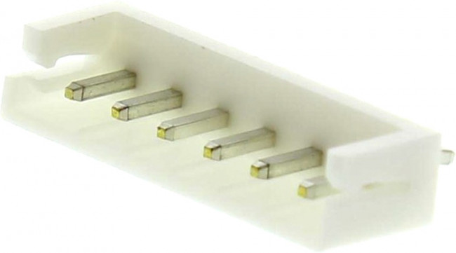 B6B-EH-A, Вилка прямая на плату (EHR) 2.5мм