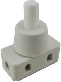 MP004428, Кнопочный переключатель, SPST, Вкл.-Выкл., Белый