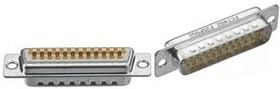 172704-0166, D-Sub plug, Plug, DA-15, Solder Cup
