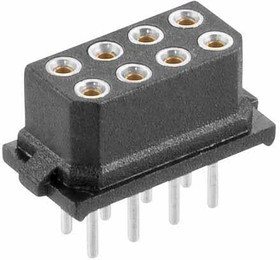 M80-8500842, PCB Receptacle, Board-to-Board, Wire-to-Board, 2 мм, 2 ряд(-ов), 8 контакт(-ов)