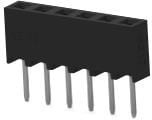 2314878-6, Conn Socket Strip SKT 6 POS 2mm Solder ST Thru-Hole Tube