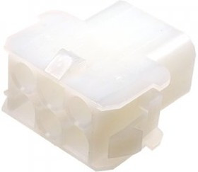1-480705-0, Корпус разъема, Серия Universal MATE-N-LOK, Гнездо, 6 вывод(-ов), 6.35 мм