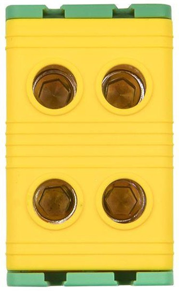 Клемма силовая вводная двойная КСВ 16-50кв.мм желт./зел. EKF plc-kvs2-16-50-y-green Клемма силовая вводная двойная КСВ 16-50кв.мм желт./зел. EKF plc-kvs2-16-50-y-green