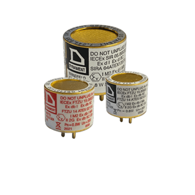 Dynament CO2/HC sensors — варианты корпусов и маркировок