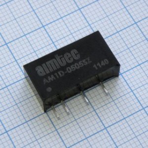 AM2D-0515SZ, Преобразователь: DC/DC, 2Вт, Uвх: 4,5-5,5В, Uвых: 15ВDC, Iвых: 134мА