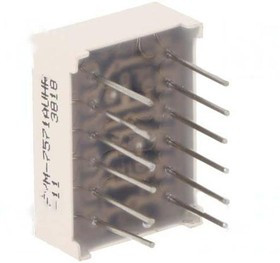 FYM-7571AUHR-11, Дисплей: LED, матрица, 5x7, красный, 30-60мкд, катод, 1,9-2,5В