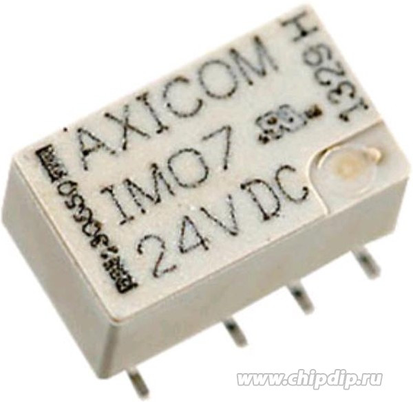 4-1462037-7, Signal Relay 24VDC 2A DPDT(10x7.48x5.65)mm SMD Medical