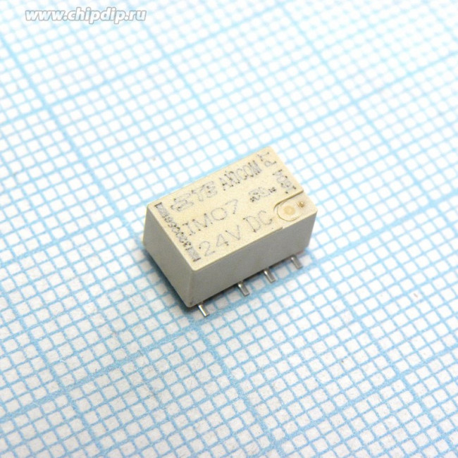 4-1462037-7, Signal Relay 24VDC 2A DPDT(10x7.48x5.65)mm SMD Medical