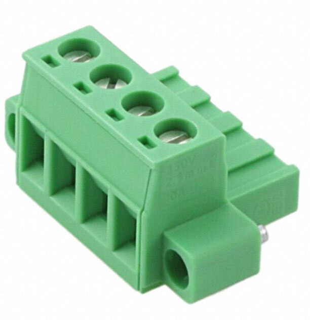 1786857, Pluggable Terminal Blocks 4 Pos 5mm pitch Plug 24-12 AWG Screw